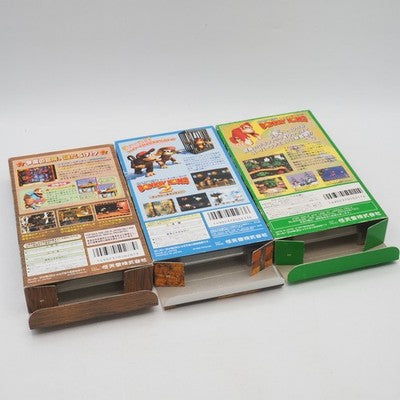 SUPER DONKEY KONG 1 2 3 Set Nintendo Super Famicom SFC NTSC-J Japan Tested