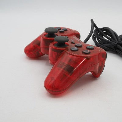 Sony PlayStation 2 DualShock Controller Crimson Red clear Tested SCPH-10010 PS2 – Japanese retro console – Enjoy Game Japan