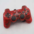 Sony PlayStation 2 DualShock Controller Crimson Red clear Tested SCPH-10010 PS2