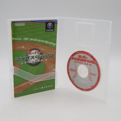 SUPER MARIO STADIUM Miracle Baseball Nintendo GameCube NTSC-J Tested GC – Japanese retro console – Enjoy Game Japan