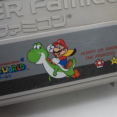Nintendo Super Famicom Console system NTSC-J w/ 4 Games & Carrying case Tested
