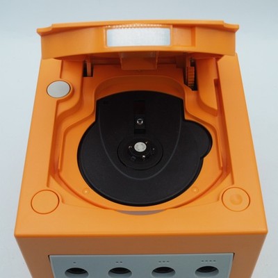 Nintendo GameCube Console System Orange + Game Boy Player Boxed NTSC-J Tested