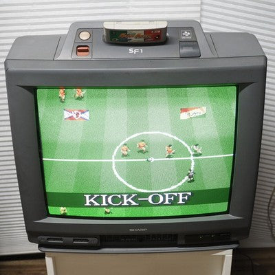 SHARP SF-1 Color TV 21G-SF1 Console System Nintendo Super Famicom Tested – Japanese retro console – Enjoy Game Japan