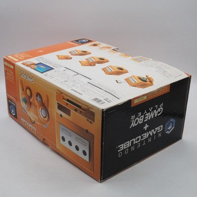 Nintendo GameCube Console System Orange + Game Boy Player Enjoy Plus Pack Boxed