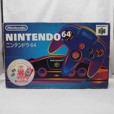 Nintendo 64 Console System Black NUS-001 Boxed NTSC-J NTSC-U/C Tested N64