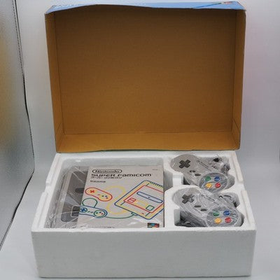 Nintendo Super Famicom Console SHVC-001 Boxed w/ 4 Games NTSC-J Tested Working – Japanese retro console – Enjoy Game Japan