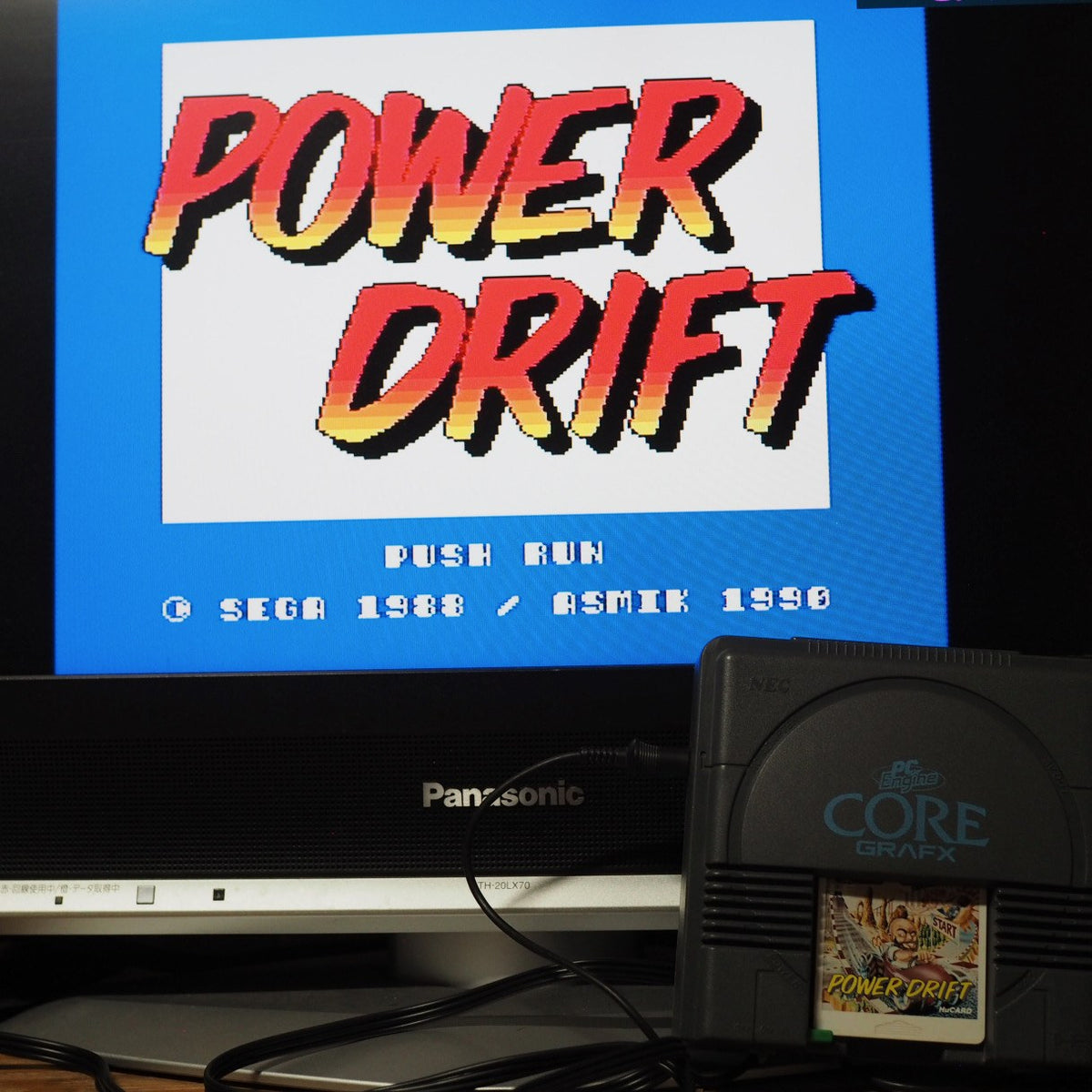 Power Drift Asmik NEC PC Engine TurboGrafx-16 PCE NTSC-J Japan Import