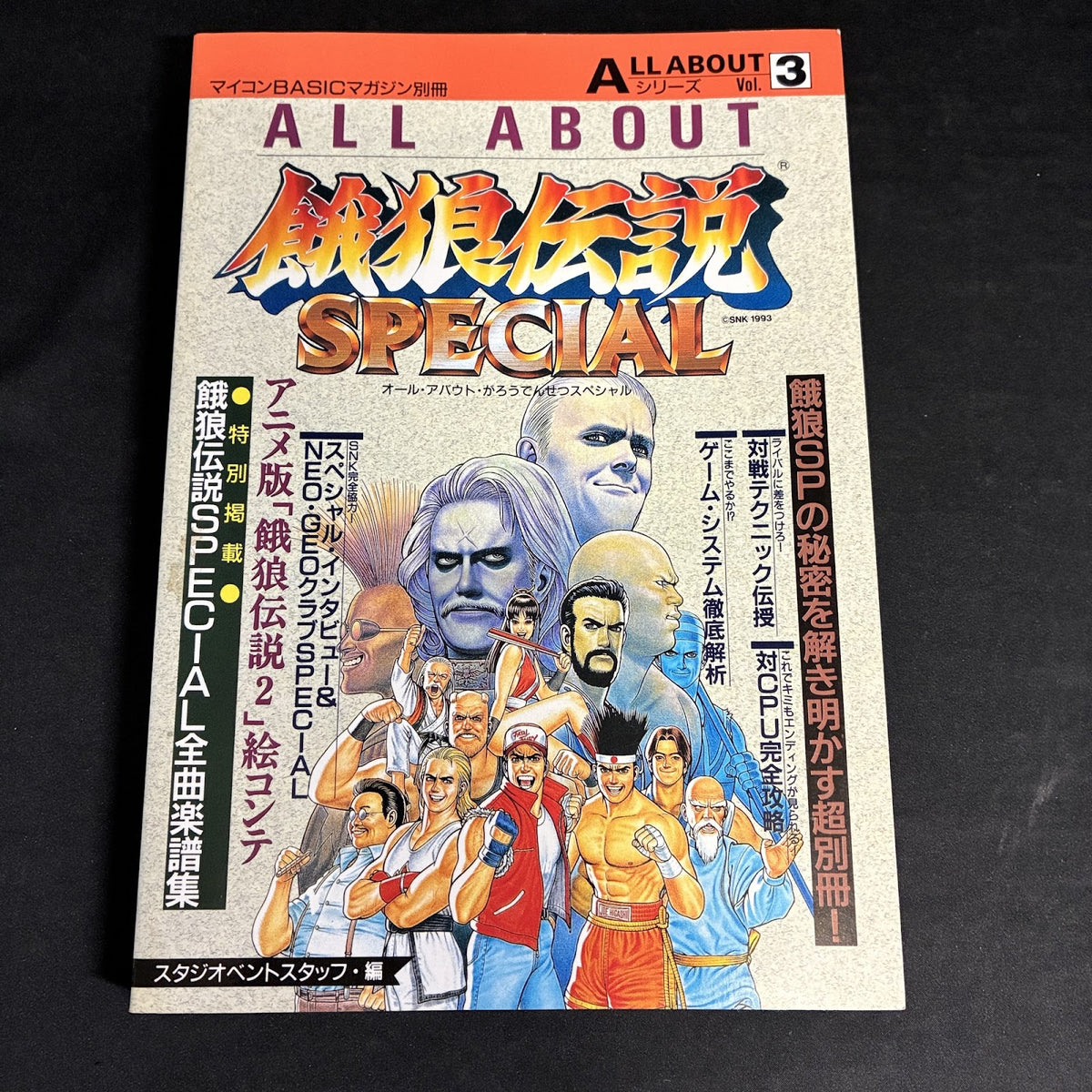 All About Fatal Fury Special Neo Geo Guide Book Dempa SNK Japan