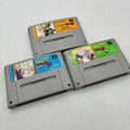 Super Famicom Dragon Ball Z Super Butouden 1 + 2 + 3 Game Set NTSC-J Tested