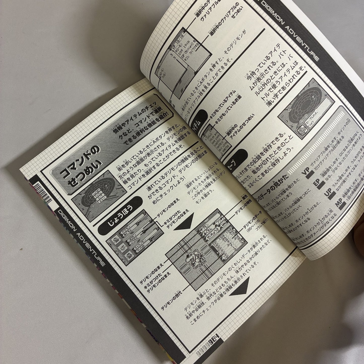 Digimon Adventure: Anode / Cathode Tamer Strategy Guide - WonderSwan Japan Import