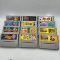 Super Famicom 12 Game Lot Final Fight 2 F-Zero Kirby Mario Kart RPG SNES NTSC-J