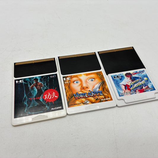 NEC PC Engine Kung Fu / Vigilante / Street Fighter II Dash – Japanese retro console – Enjoy Game Japan