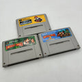 Super Famicom Donkey Kong Country 1 + 2 + Super Mario Kart 3 Game Set NTSC-J