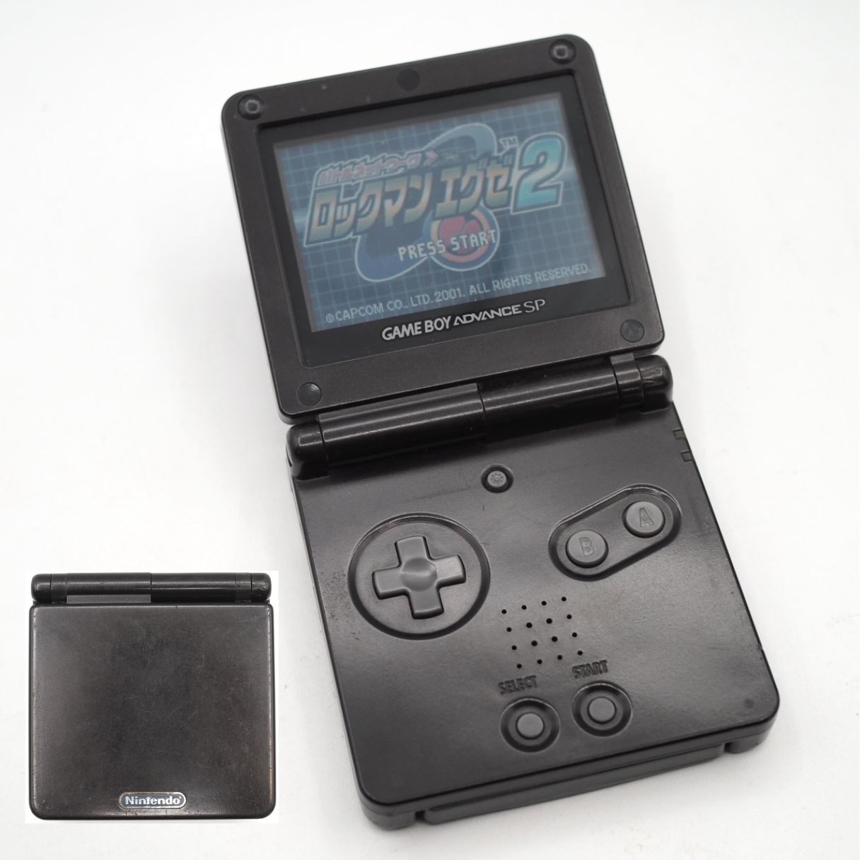 Used Nintendo Game Boy Advance SP Onyx Black AGS-001  - Tested & Working