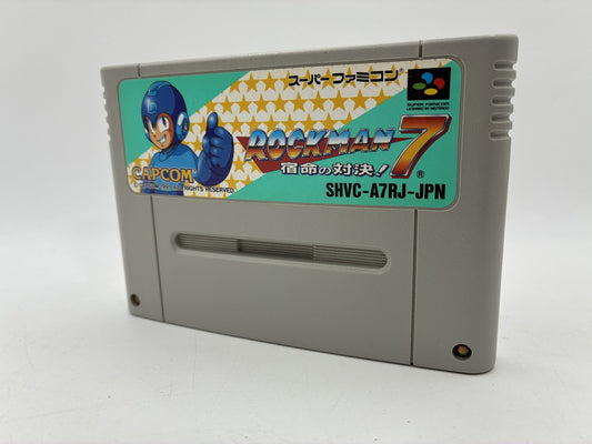 SNES Super Famicom Mega Man 7 + X2 + Mega Man & Bass Rockman 3 Game Set – Japanese retro console – Enjoy Game Japan