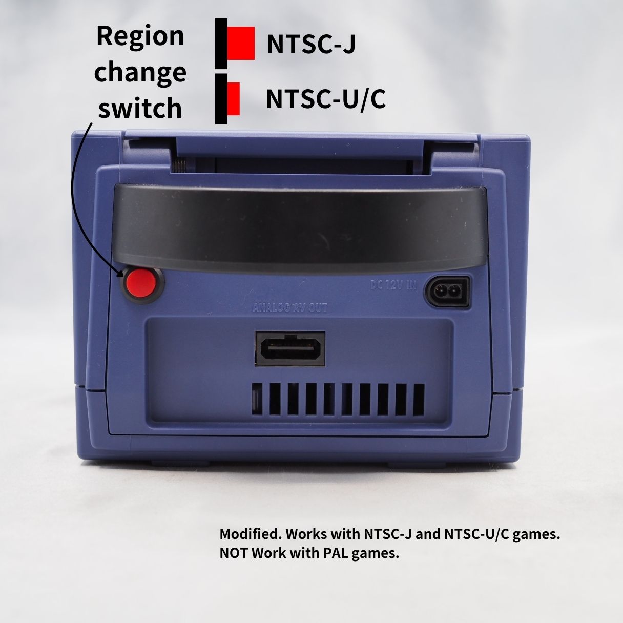 Used Nintendo GameCube Console System DOL-101 Violet Boxed [NTSC-J] [NTSC-U/C] [Modified] - Tested & Working