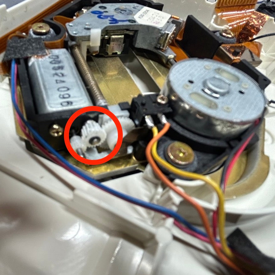 Brand New Middle gear & Ring SET For PC Engine CD-ROM2 Repair parts — enjoy game japan | Enjoy Game Japan
