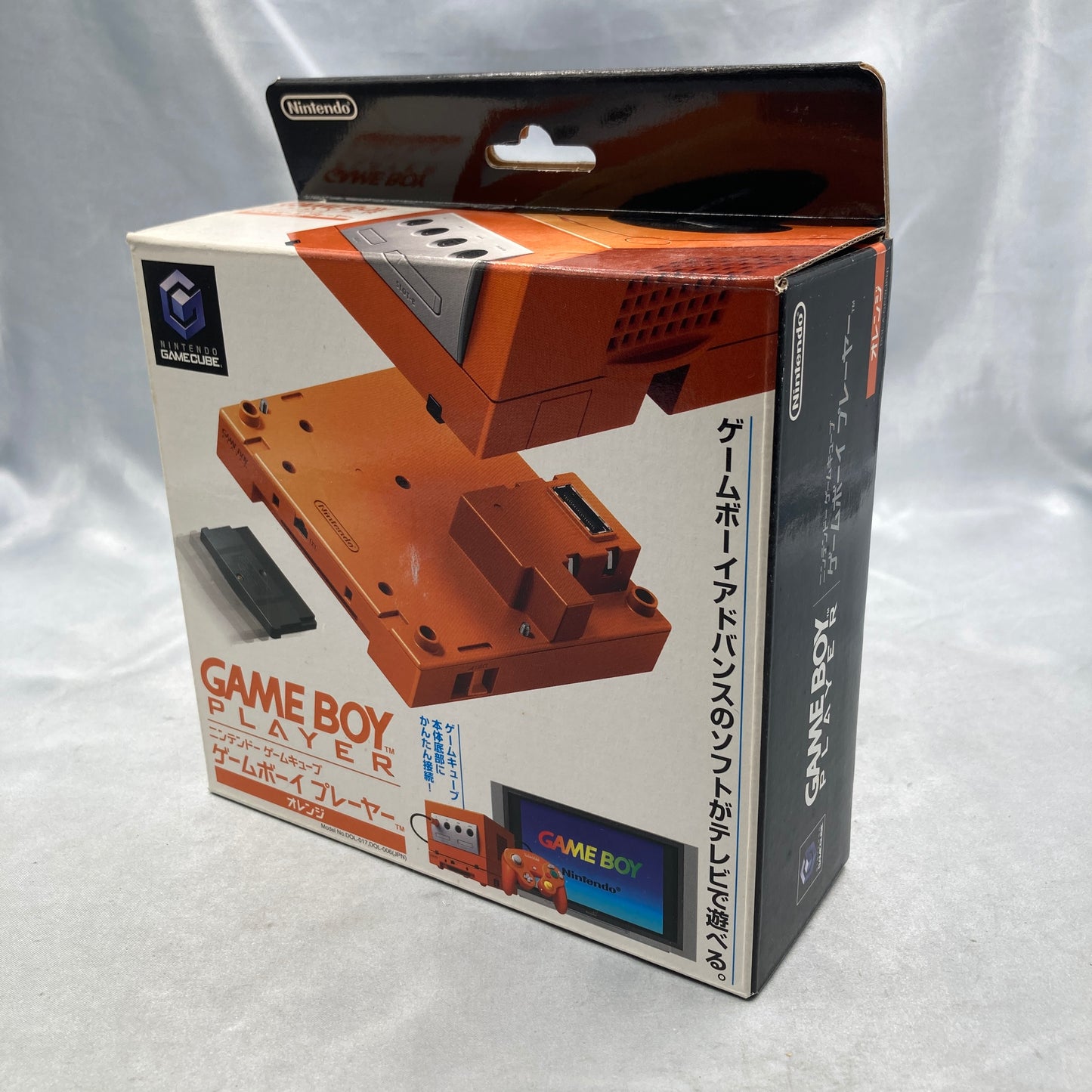 Nintendo GameCube Console System Orange Boxed + Game Boy Player + Memory Card 251  [NTSC-J] [NTSC-U/C] [Modified]