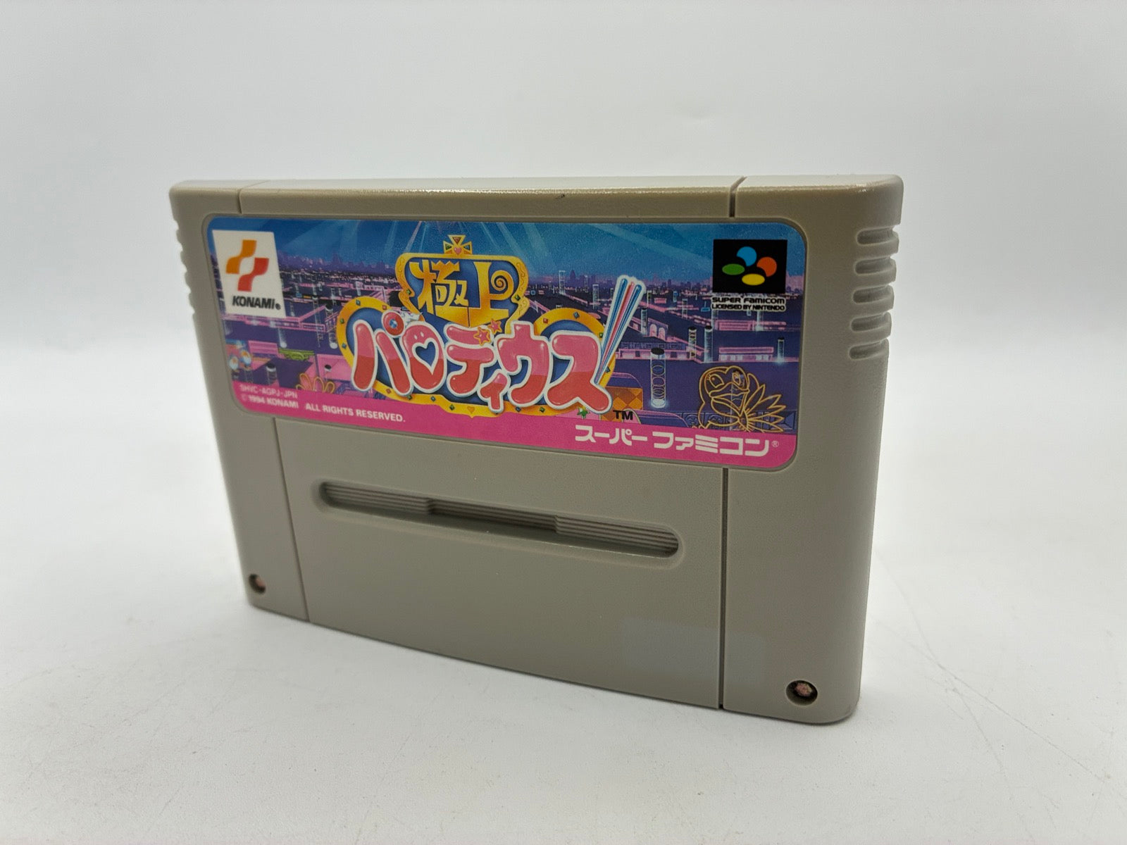 Gokujou & Jikkyou Oshaberi Parodius Set Super Famicom SFC Tested Japan Import – Japanese retro console – Enjoy Game Japan