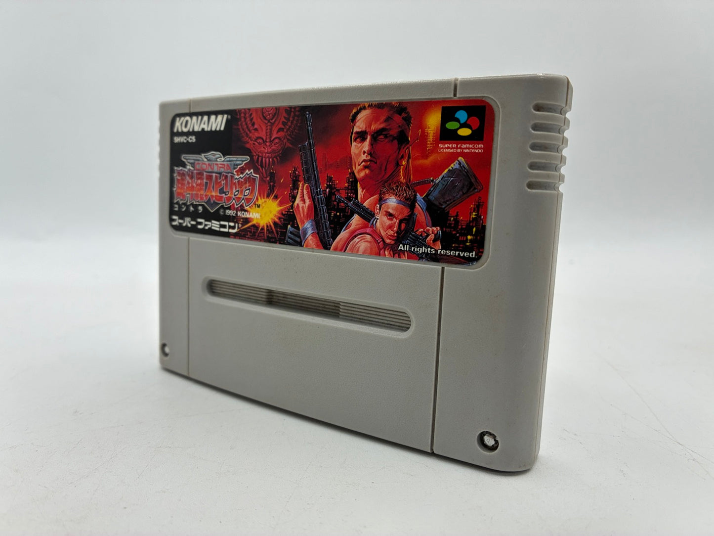 Contra III: The Alien Wars Nintendo Super Famicom Japan Tested NTSC-J