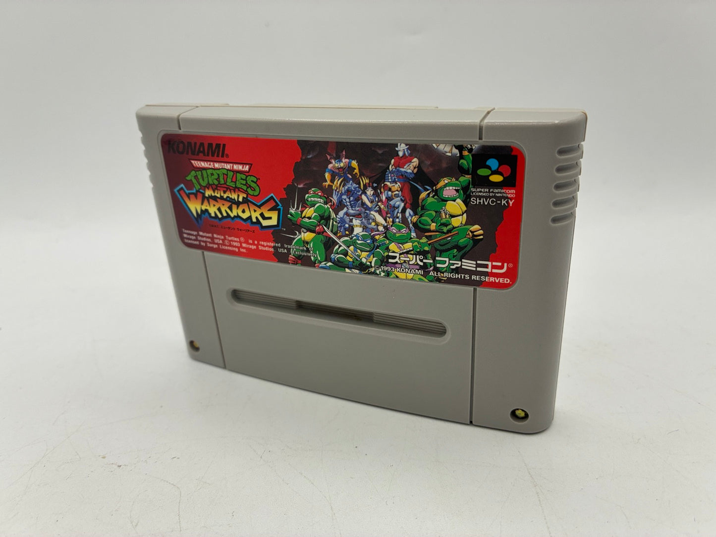Teenage Mutant Ninja Turtles Mutant Warriors Nintendo Super Famicom Japan Tested