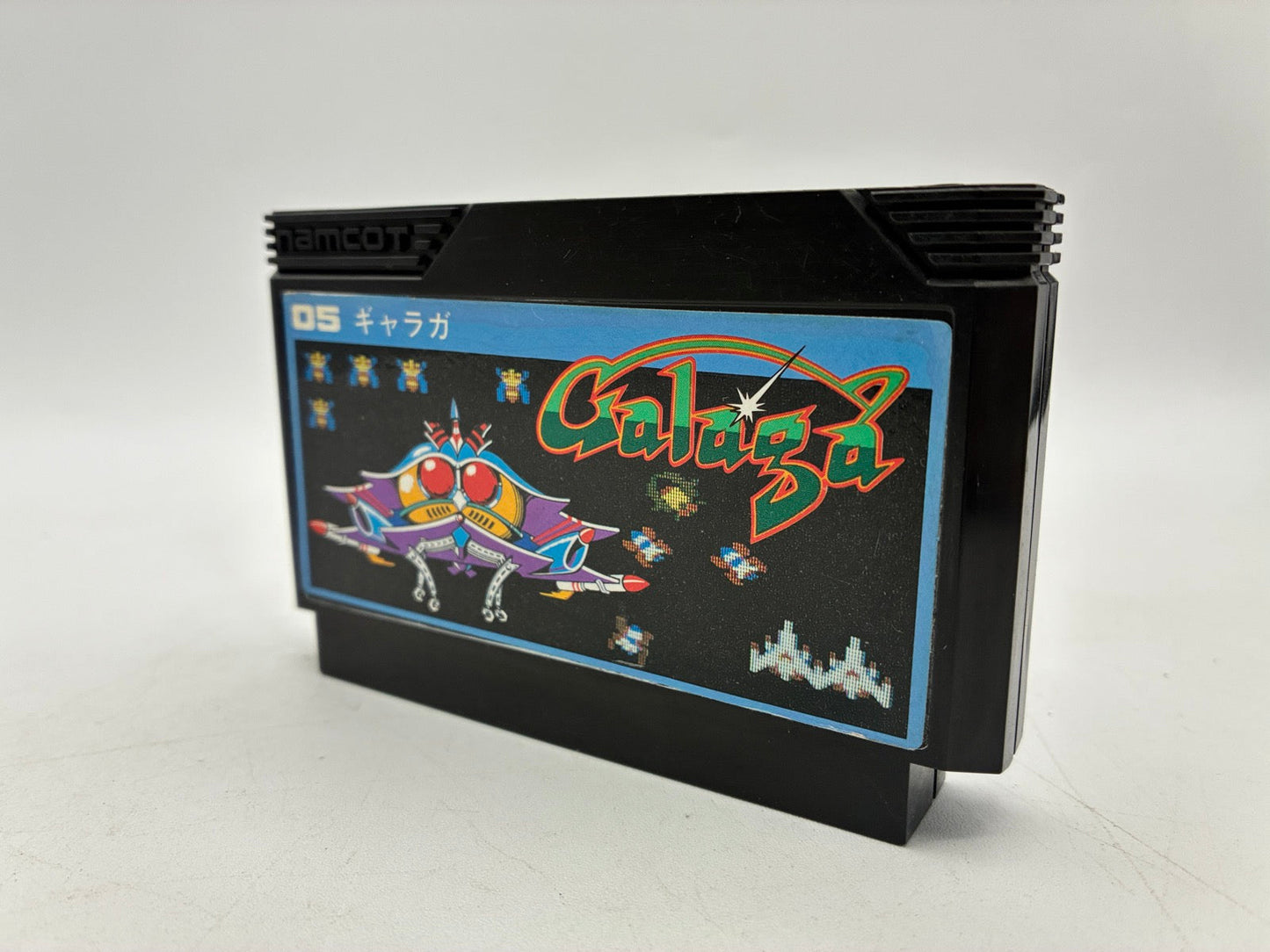 NES Famicom Galaga & Galaxian Set Namco Shooter Cartridge Tested JP