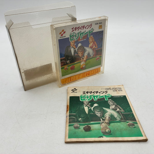 Used Exciting Billiards Famicom Disk System Boxed - Tested & Working – Japanese retro console – Enjoy Game Japan