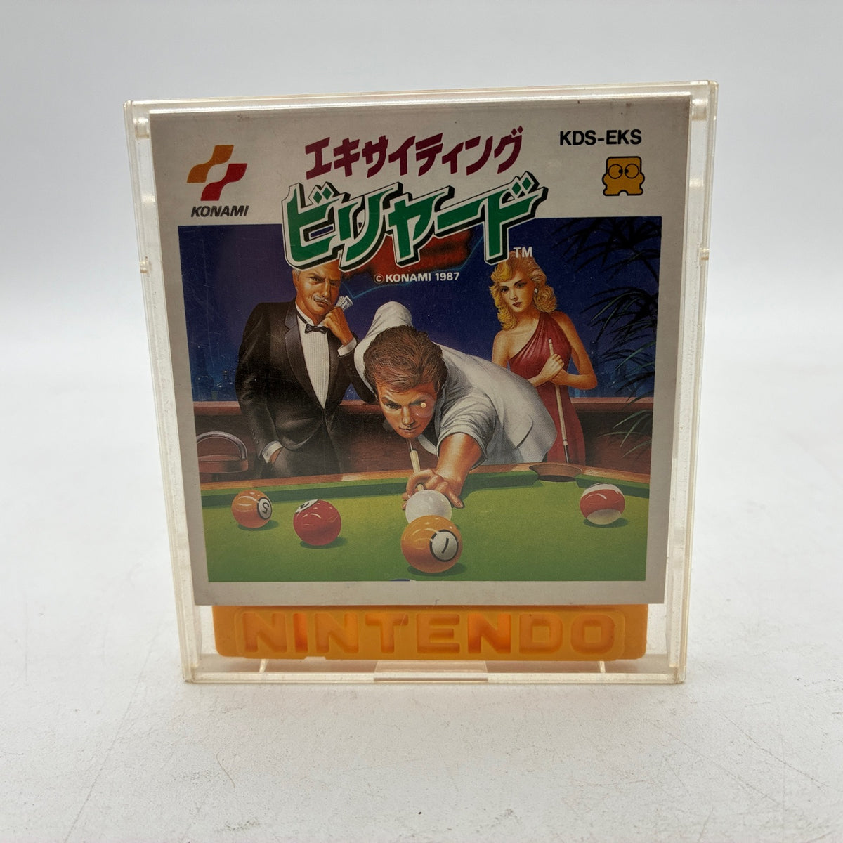 Used Exciting Billiards Famicom Disk System Boxed - Tested & Working