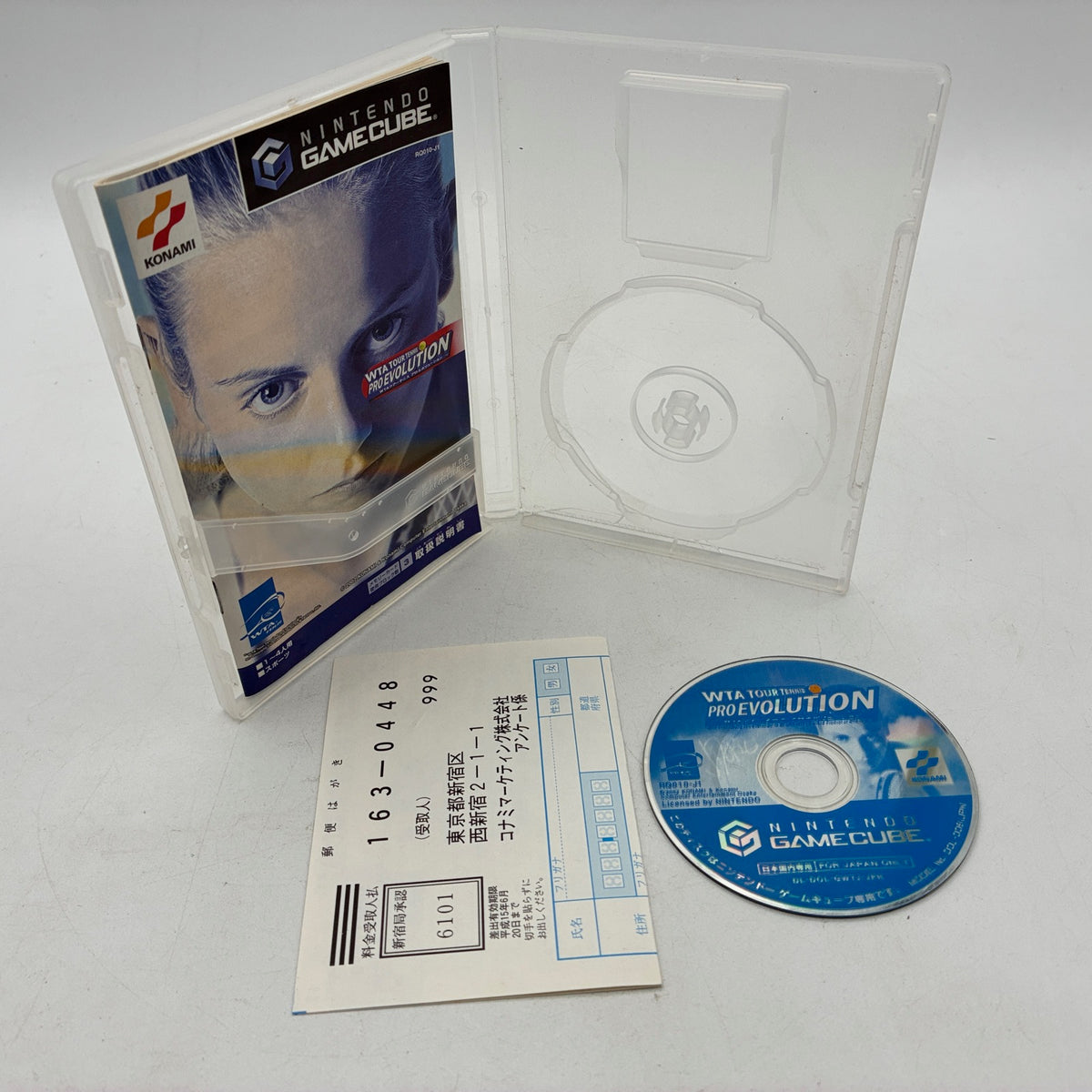 Used WTA Tour Tennis Pro Evolution GameCube Japan Complete w/ Manual - Tested