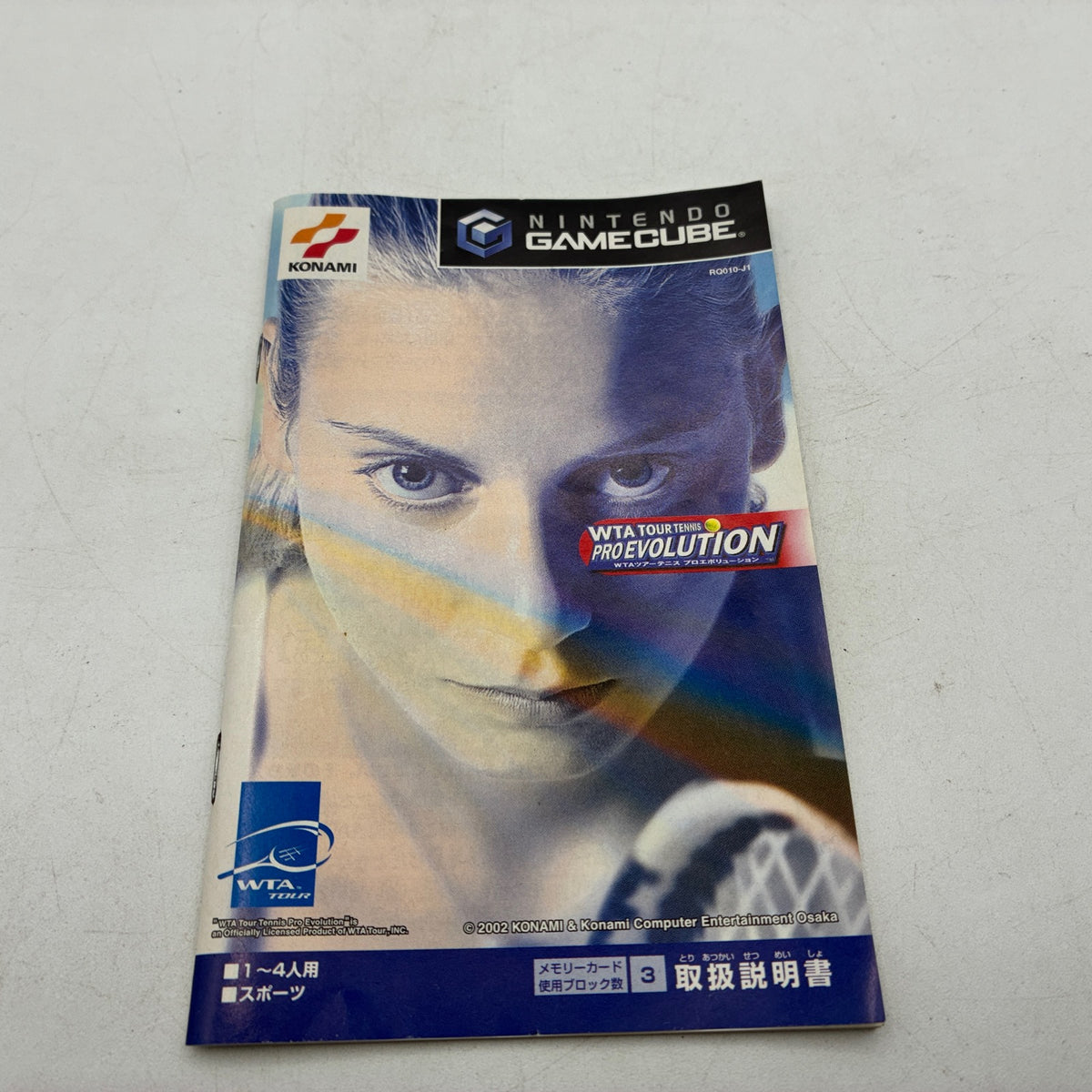 Used WTA Tour Tennis Pro Evolution GameCube Japan Complete w/ Manual - Tested
