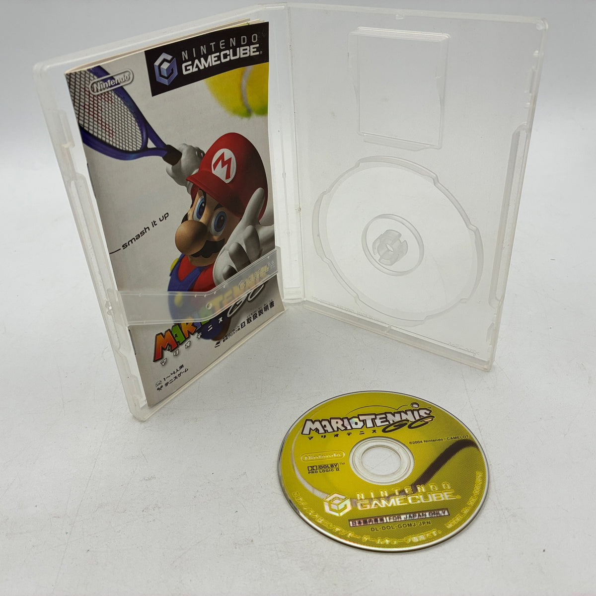 Used Mario Power Tennis Nintendo GameCube Japan Complete w/ Manual - Tested