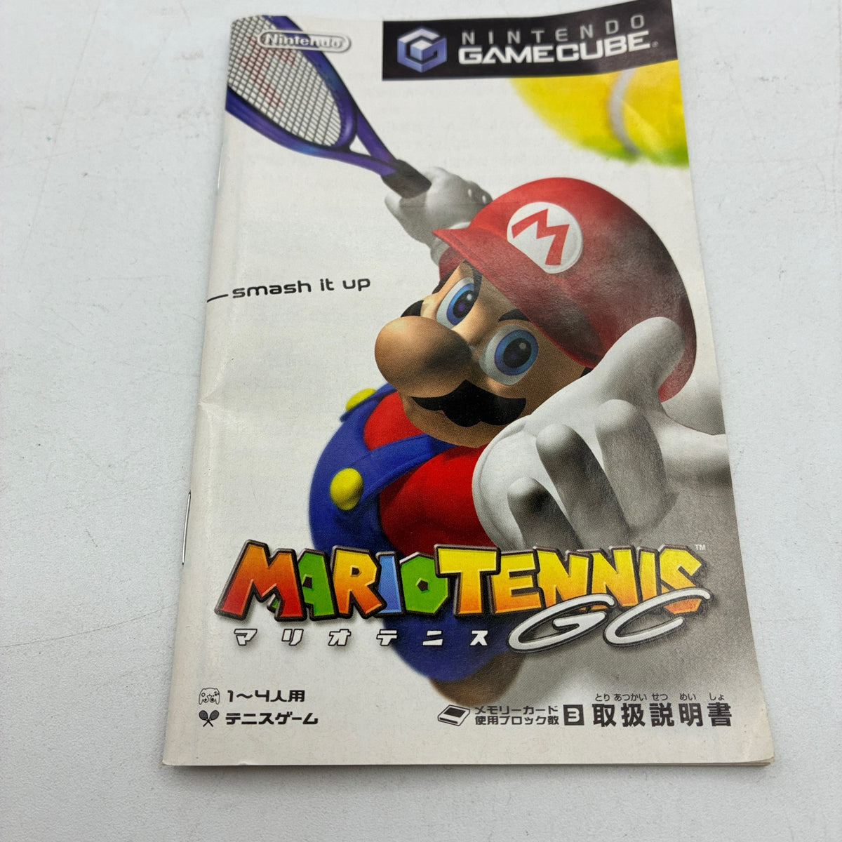 Used Mario Power Tennis Nintendo GameCube Japan Complete w/ Manual - Tested