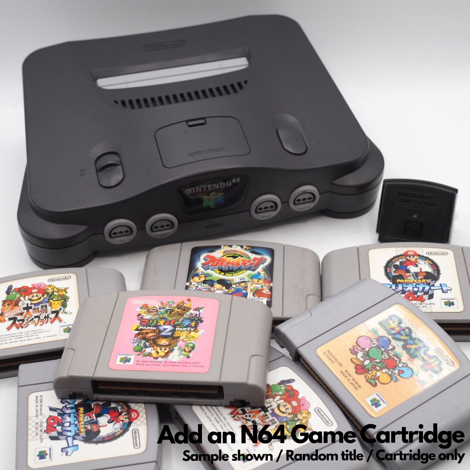 Used Nintendo 64 Console System NUS-001 Black NTSC-J / NTSC-U/C - Select Controller & Bundle — Nintendo | Enjoy Game Japan – Japanese retro console – Enjoy Game Japan