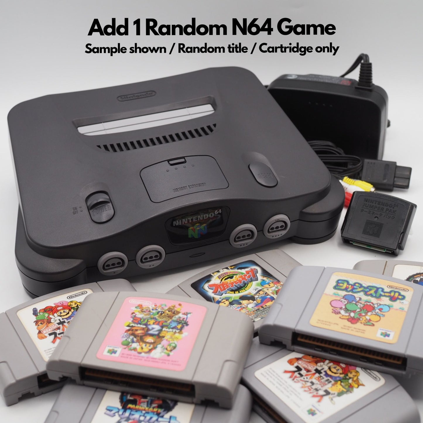 Used Nintendo 64 Console System NUS-001 Black NTSC-J / NTSC-U/C - Select Controller & Bundle — Nintendo | Enjoy Game Japan