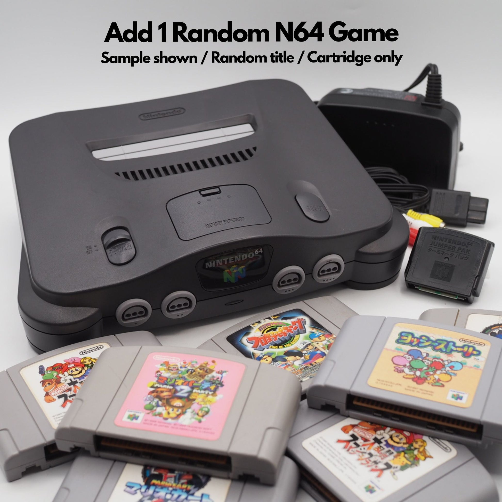 Used Nintendo 64 Console System NUS-001 Black NTSC-J / NTSC-U/C - Select Controller & Bundle — Nintendo | Enjoy Game Japan – Japanese retro console – Enjoy Game Japan