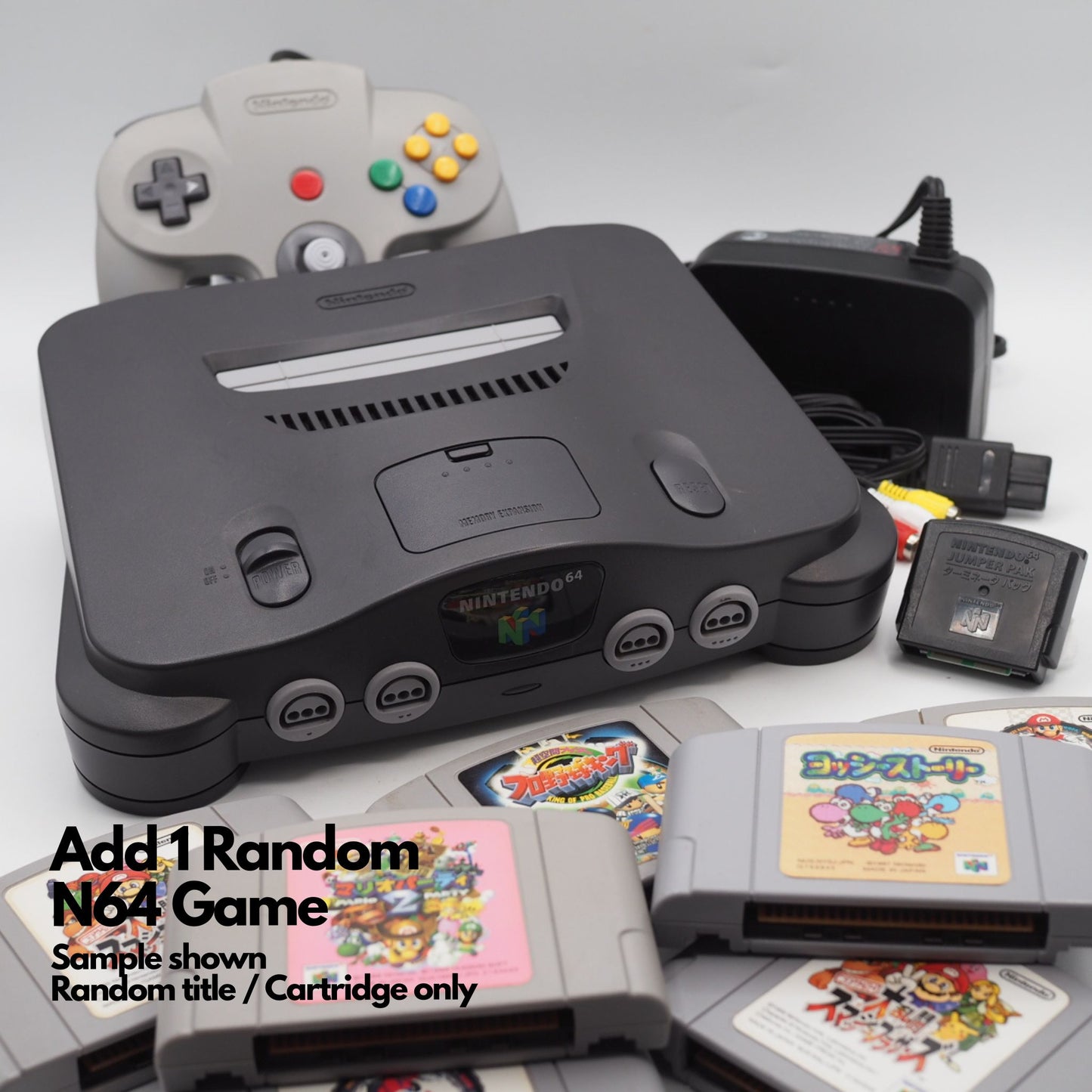 Used Nintendo 64 Console System NUS-001 Black NTSC-J / NTSC-U/C - Select Controller & Bundle — Nintendo | Enjoy Game Japan