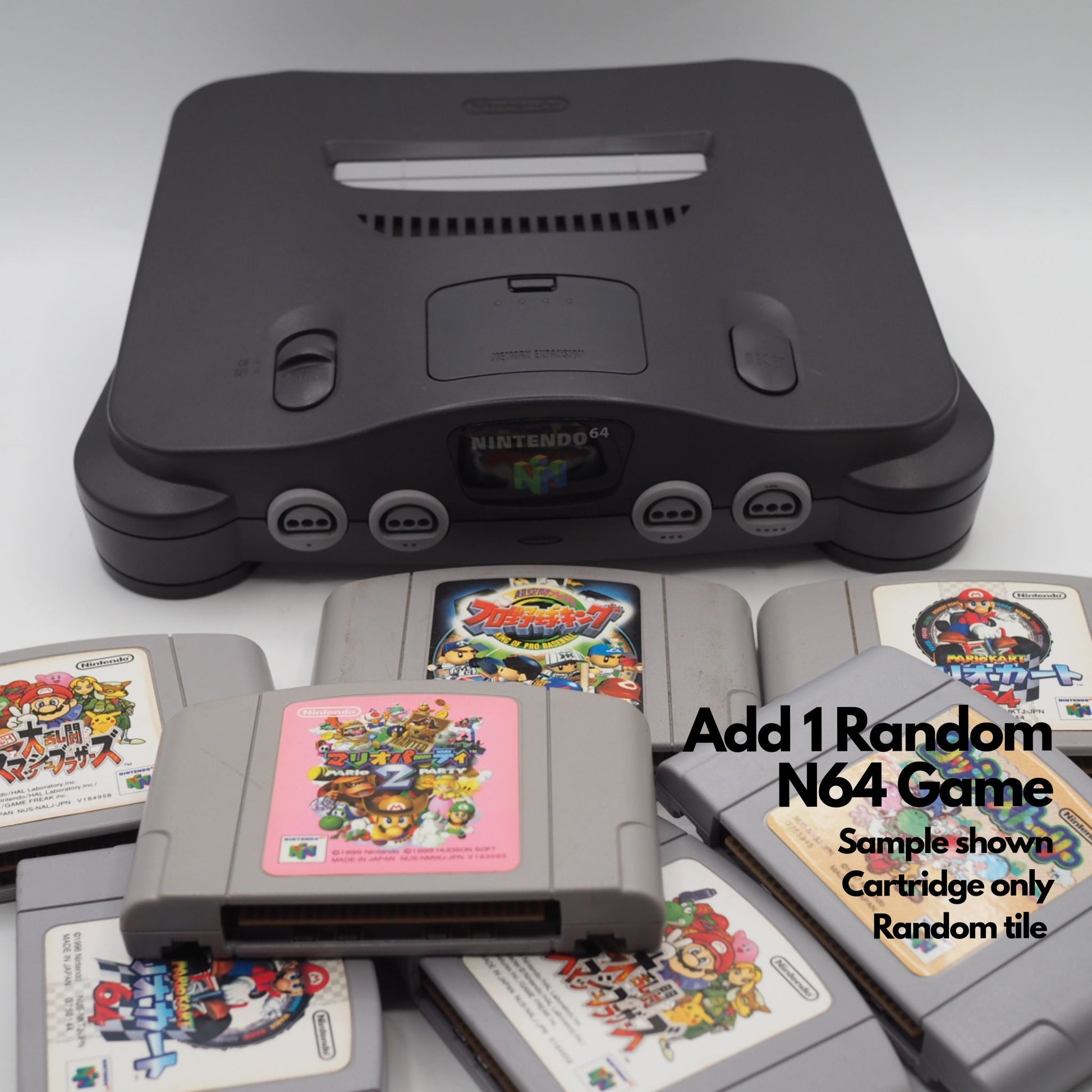 Used Nintendo 64 Console System NUS-001 Black NTSC-J / NTSC-U/C - Select Controller & Bundle — Nintendo | Enjoy Game Japan – Japanese retro console – Enjoy Game Japan