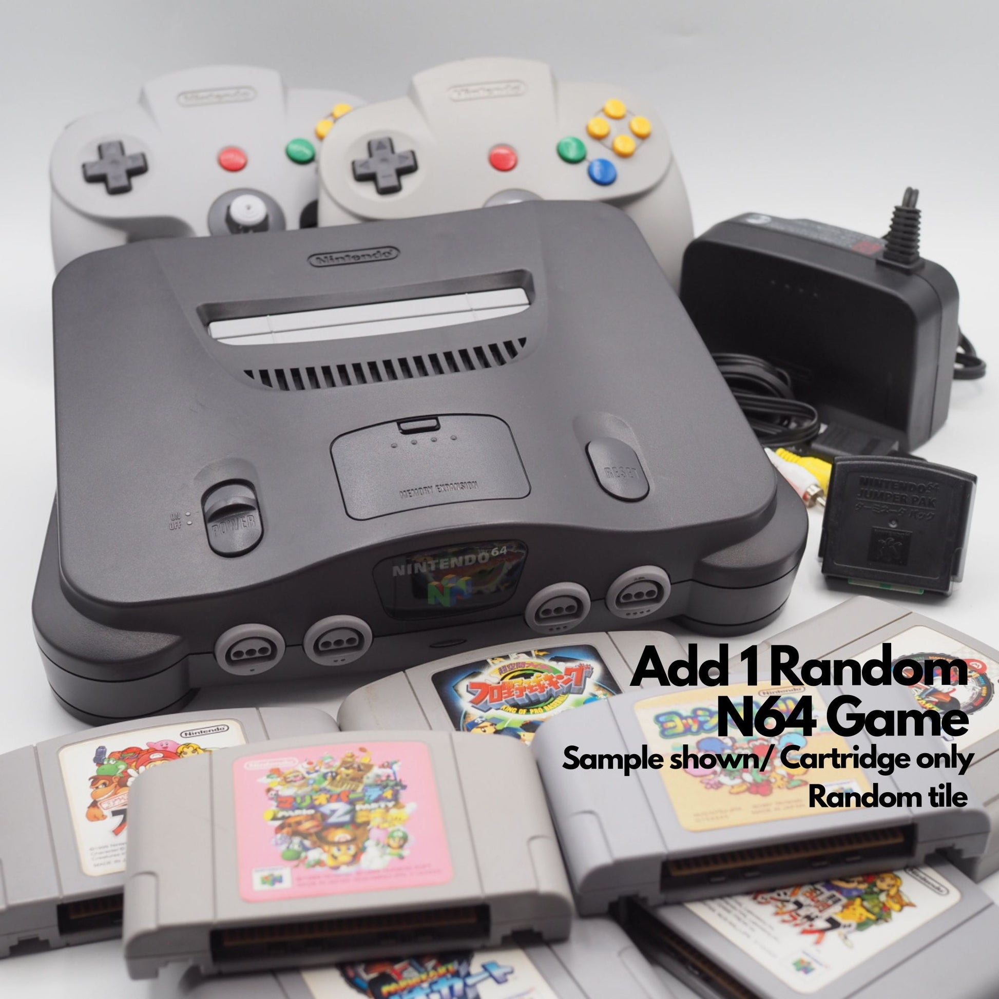 Used Nintendo 64 Console System NUS-001 Black NTSC-J / NTSC-U/C - Select Controller & Bundle — Nintendo | Enjoy Game Japan – Japanese retro console – Enjoy Game Japan