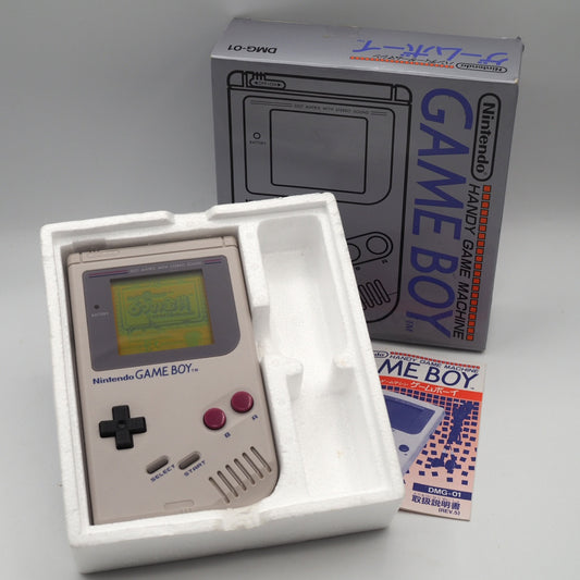 Used Nintendo GAME BOY Console DMG-01 Boxed Gray - Tested & Working