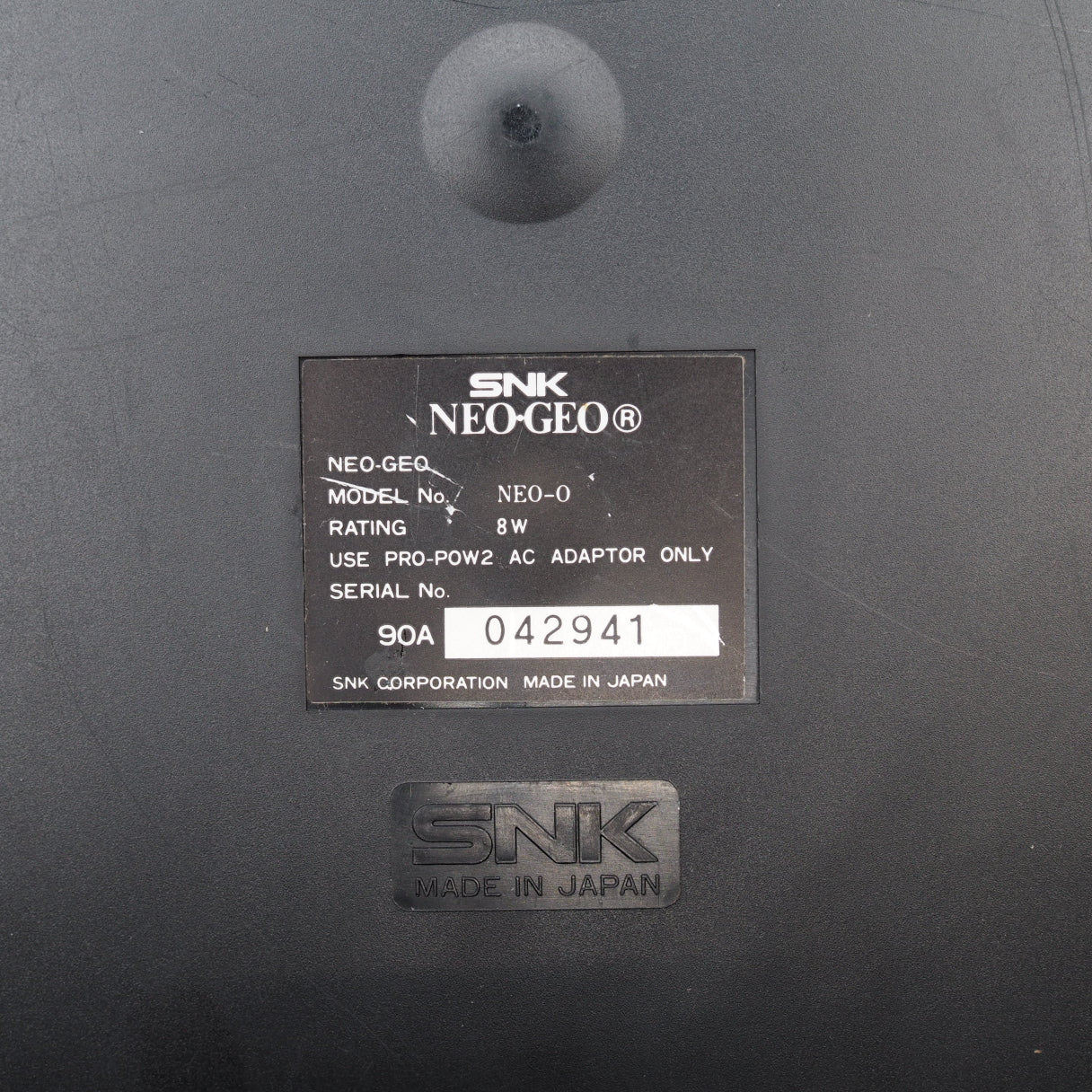 Used NEO GEO AES Console system W/ Art of Fighting - Tested & Working