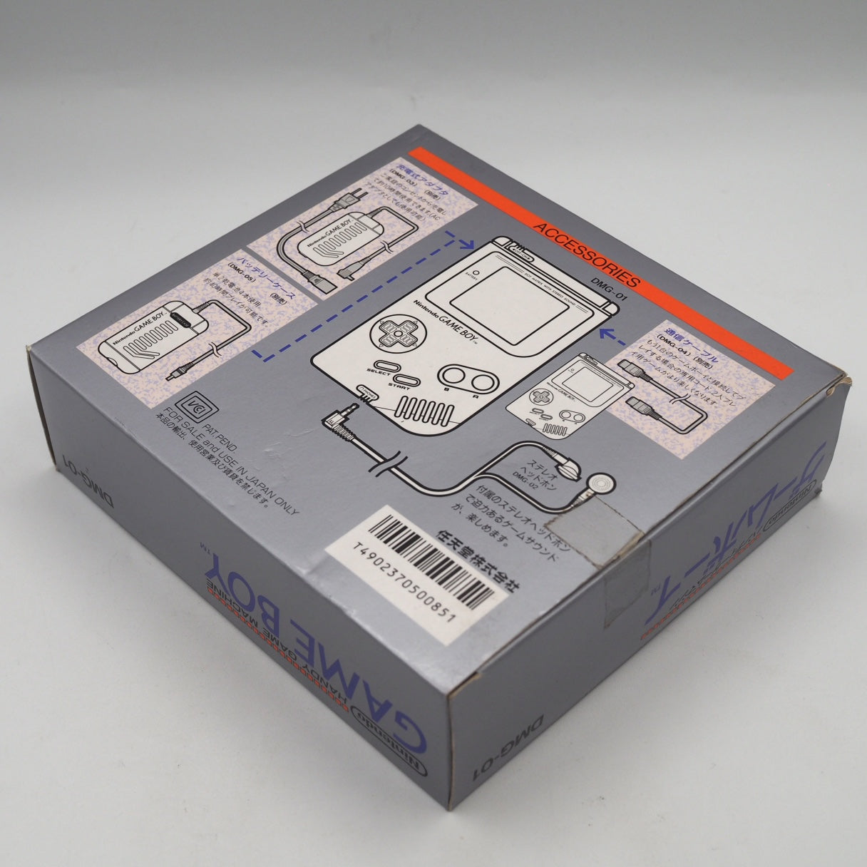 Used Nintendo GAME BOY Console DMG-01 Boxed Gray - Tested & Working