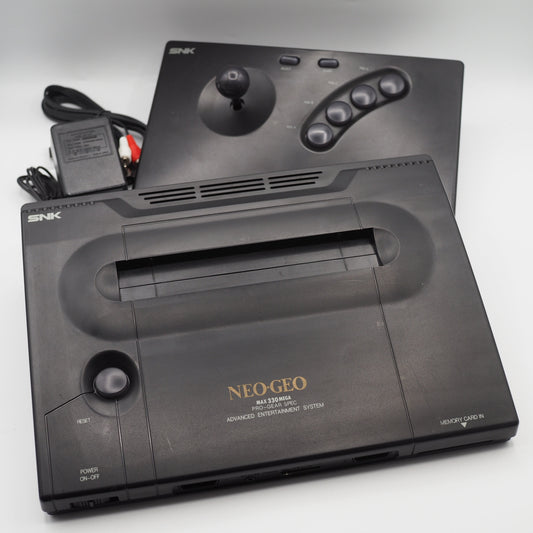 Used NEO GEO AES Console System & Controller UNIBIOS SNK - Tested & Working
