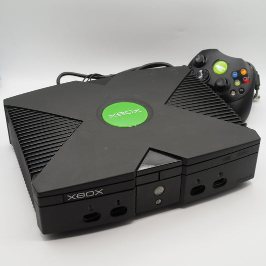 Used Microsoft Xbox Console system Black NTSC-J Tested
