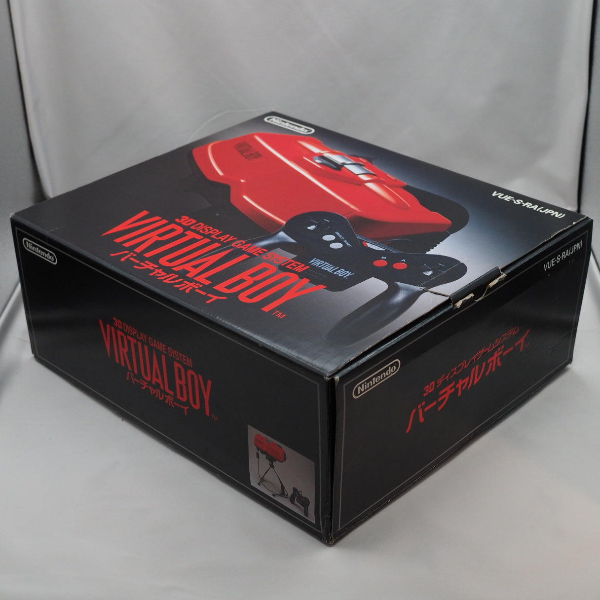 Used VIRTUAL BOY Nintendo 3D Display Game System Boxed W/ AC Adapter + AC adapter tap - Tested & Working