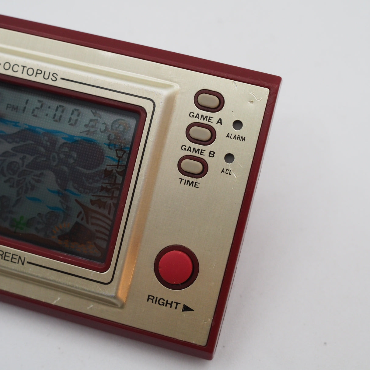 Used Nintendo GAME&WATCH OCTOPUS Handheld Console OC-22 - Tested & Working