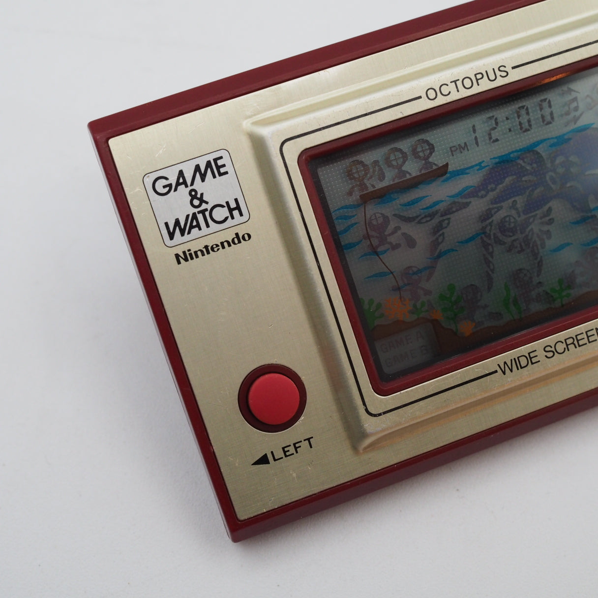 Used Nintendo GAME&WATCH OCTOPUS Handheld Console OC-22 - Tested & Working