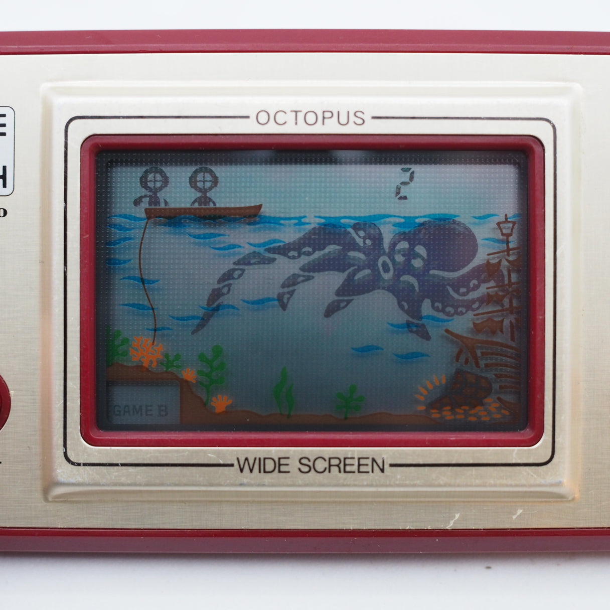 Used Nintendo GAME&WATCH OCTOPUS Handheld Console OC-22 - Tested & Working