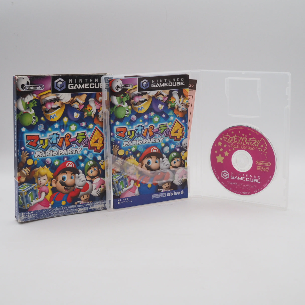 Used Mario Party 4 5 6 7 Set for Nintendo GameCube Games Lot - Tested & Working