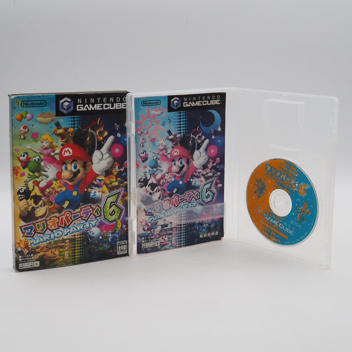 Used Mario Party 4 5 6 7 Set for Nintendo GameCube Games Lot - Tested & Working