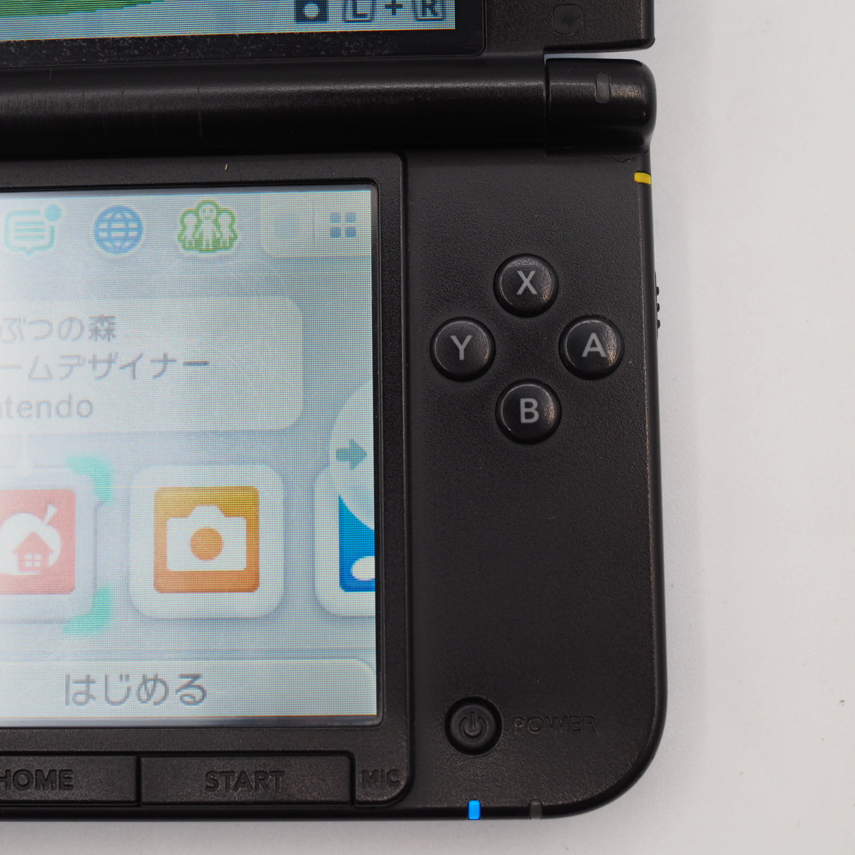 Used Nintendo 3DS LL XL Blue Black Handheld Console SPR-001 - For parts or not working